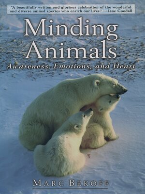 cover image of Minding Animals